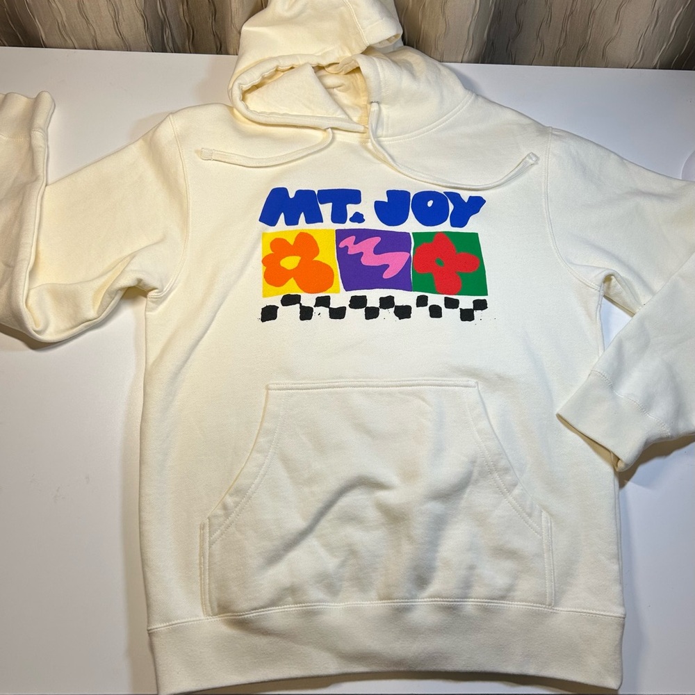 Mt Joy Checkered Concert Hoodie Men's Small